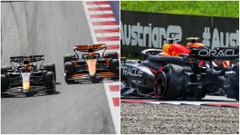 F1, incidente tra Verstappen e Norris: di chi la colpa, lo scontro ha fatto infuriare Lando e gettato ombre su Max