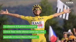 Tadej Pogacar scrive la storia del Tour