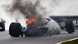 F1 Gp Olanda, attimi di terrore per Sargeant: sbatte a muro, la sua Williams prende fuoco!