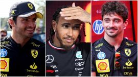 F1 Monza, sorrisi Leclerc e Sainz: 'Ferrari in lotta'. Hamilton svela retroscena bollente: 'Come in sauna'