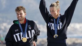 Olimpiadi, medaglie Italia 8 agosto: tris di podi, Tita-Banti oro da 10. Ritmica e volley finale. Vissa record!