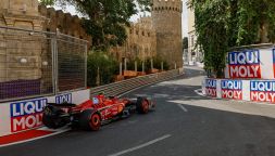 Gp Baku: Leclerc vede la luce, miglior tempo nelle libere dopo il botto e i problemi allo sterzo, Sainz quarto