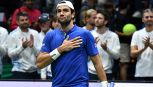 Coppa Davis Italia-Belgio, Berrettini batte il 19enne Blockx e scoppia in lacrime: il retroscena con Cobolli