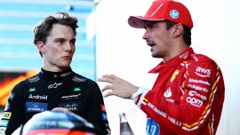 F1 Pagelle GP Baku: Leclerc si fa sorprendere da Piastri, Sainz esagera col solito Perez, Verstappen allo sbando