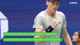 Immenso Sinner, batte Fritz in tre set e vince gli Us Open