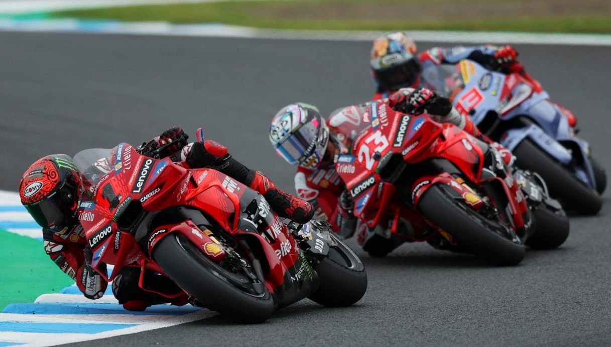 MotoGP Thailandia, super Bagnaia: pole record su Bastianini, Martin ...
