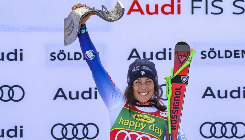 Federica Brignone, a Soelden record storico: ha vinto almeno una gara di CdM per il decimo anno di fila