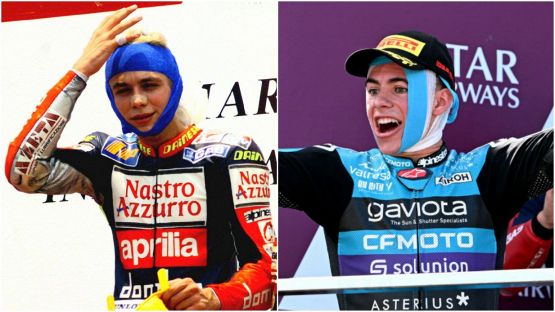 GP Australia: David Alonso come Valentino Rossi, vince e festeggia con la testa fasciata, che omaggio al Dottore