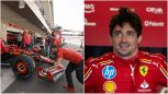 F1 Messico, Ferrari: il capomeccanico Fusaro cade a terra, Leclerc se la ride via radio. Video virale