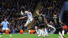 Champions League, Manchester City-Sparta Praga: la clamorosa prodezza di Haaland in versione Ibra