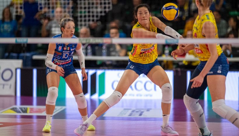 Volley femminile, senza Egonu Milano rischia pure con Firenze: Conegliano allunga, show di Zhu Ting e Gabi