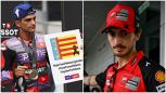 MotoGP, Bagnaia testa bassa dopo la caduta: il post di Pecco. Martin gioia 'mondiale' con dedica a Valencia