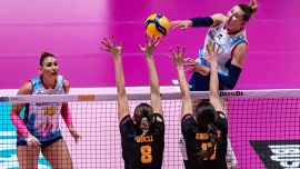 Volley femminile, Antropova e Ishikawa tallonano Egonu: Milano può scivolare al quarto posto