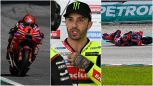 Gp Malesia: il tempone di Bagnaia, la caduta di Martin, giù anche Bezzecchi. Il ritorno di Iannone in MotoGP