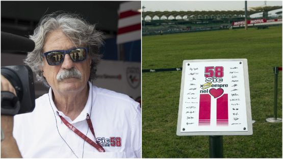 MotoGP in Malesia sempre nel nome di Marco Simoncelli: la presenza di papà Paolo, l'omaggio dei piloti