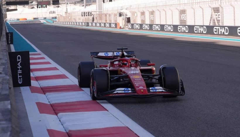 F1, Leclerc fa suoi i test 2025 di Abu Dhabi: ma che Sainz con la Williams 2° davanti a Russell. Bene Antonelli