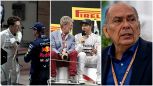 F1 veleni, Jordan: 'Ferrari, devi cacciare Hamilton'. Russell dà del bullo a Verstappen, la minaccia di papà Perez