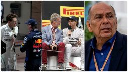 F1 veleni, Jordan: "Ferrari, devi cacciare Hamilton". Scontro Russell-Verstappen, la minaccia di papà Perez