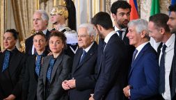 Tennis azzurro da Mattarella: gelo del presidente su Sinner, gaffe Malagò, l'emozione di Berrettini e Paolini