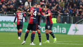 Cagliari-Lecce 4-1 pagelle: goleada in rimonta. Follia Rebic, omaggio a Gigi Riva