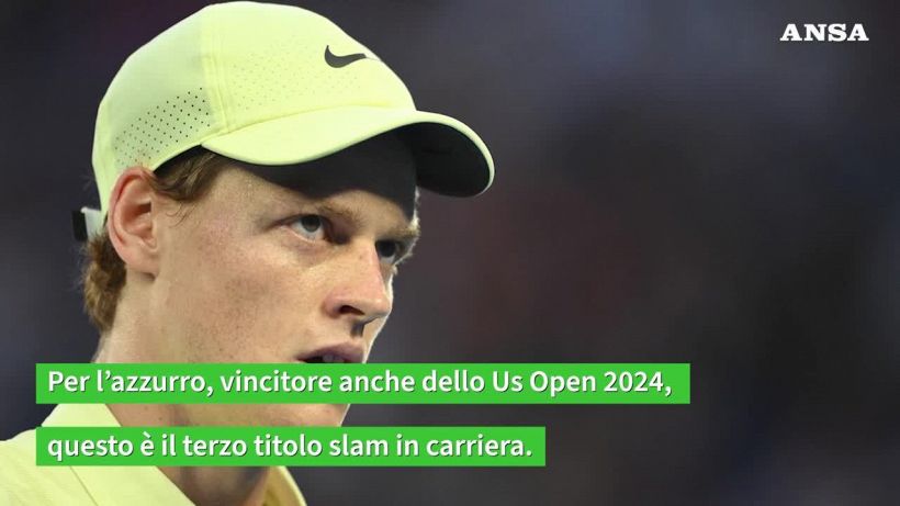 Sinner vince l'Australian Open, fa il bis a Melbourne