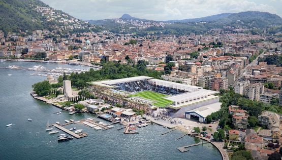 Il Como guarda al futuro senza paura: dopo il mercato faraonico ecco il progetto per il nuovo stadio Sinigaglia