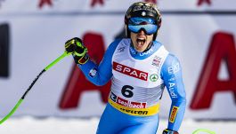 Sci, SuperG Mondiali Saalbach: Brignone d'argento a un decimo dall'oro di Venier. Goggia a secco di medaglie, Vonn ko