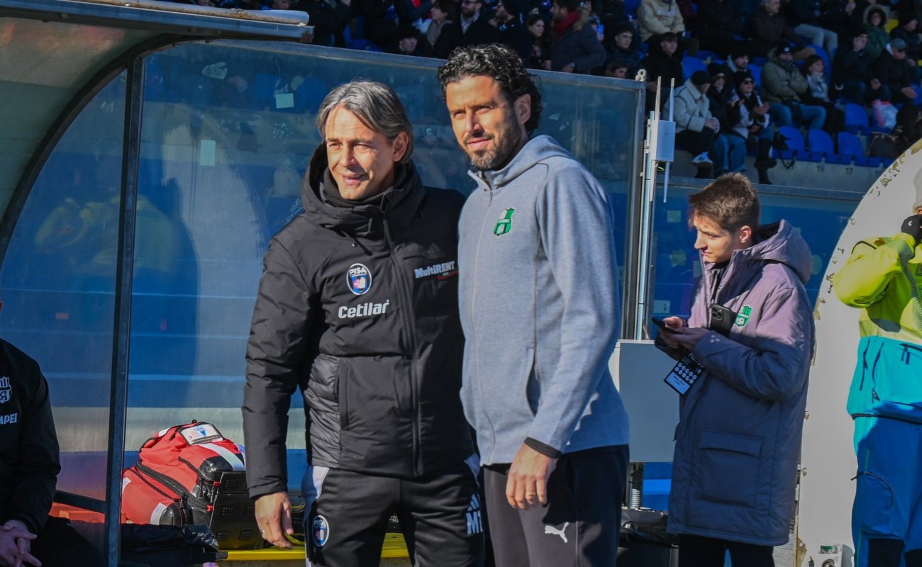 Fabio Grosso e Filippo Inzaghi nella sfida di andata