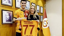 Morata: bocciato dal Milan al Galatasaray è già primo violino, l'omaggio in video e la gioia di Alice