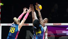 Volley femminile, Final Four Coppa Italia: Antropova stellare, Egonu di più e Milano raggiunge Conegliano in finale