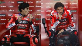 MotoGP: Bagnaia e il feeling all'anteriore perduto, Marquez troppo sicuro. Exploit Yamaha, frecciata Domenicali
