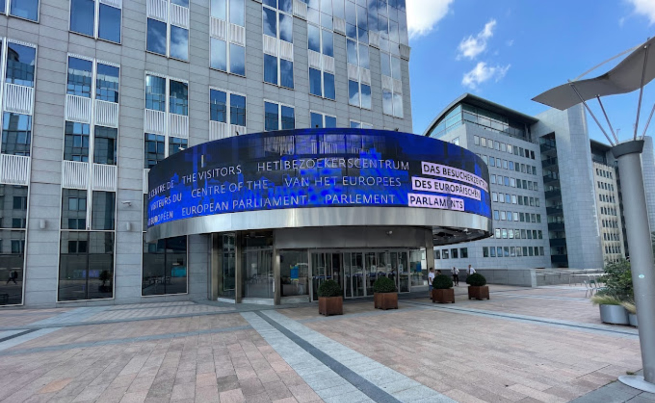 L'ingresso del Parlamento Europeo