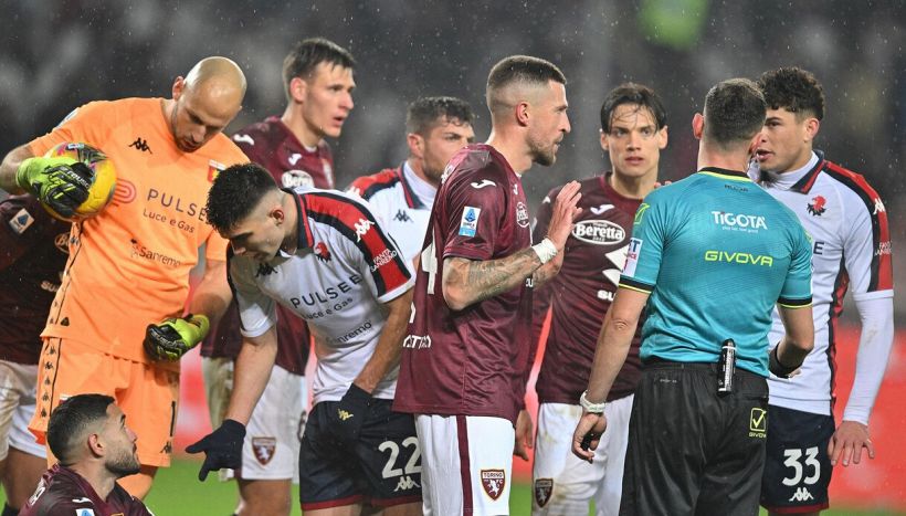 Torino-Genoa, moviola: Feliciani, un’altra svista fatale, la rabbia dei granata