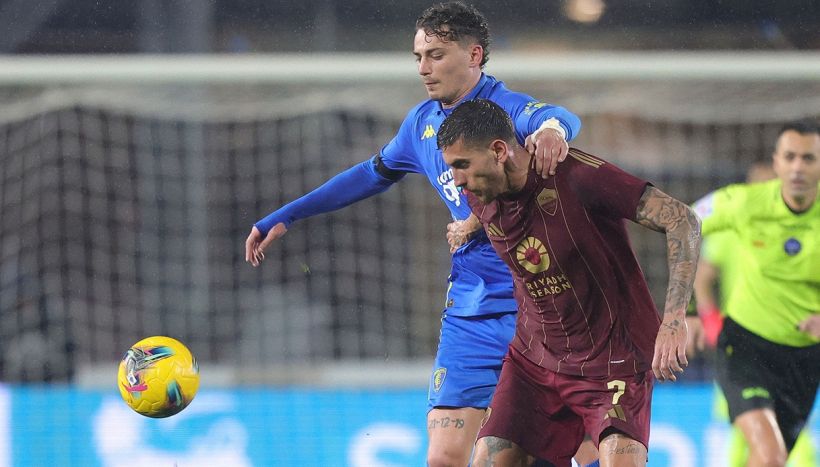 Pagelle di Empoli-Roma 0-1: bastano 21 secondi di Soulé. Koné a tutto campo. Azzurri senza peso offensivo