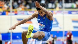 Europei Apeldoorn, che beffa per Furlani: litiga con la pedana e un centimetro all’ultimo salto lo “condanna” all’argento