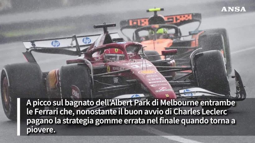 F1: a Melbourne festa per Norris, Ferrari a picco