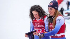 Brignone e quella 'maledetta' staffetta con Goggia tra infortuni e operazioni. Ma per Milano-Cortina è durissima