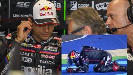 MotoGP, le ultime su Martin dopo la caduta in Qatar: undici fratture. Il post di Jorge, la disperazione del Diggia