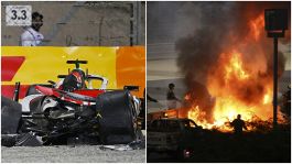 F1 Bahrain, paura Ocon: sbatte a muro nello stesso tratto del terribile rogo di Grosjean 2020 sempre con Haas