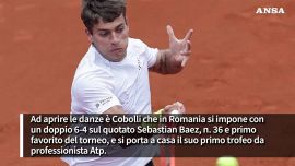 L'Italtennis fa festa, domenica di successi per Cobolli e Darderi