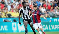 Pagelle Udinese-Bologna 0-0: la traversa ferma Orsolini, Davis sfortunato, Lucumì e Dominguez deludono