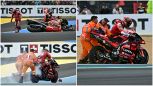 MotoGP, Bagnaia periodaccio: Bastianini fa strike, prende lui e Mir. Rivedi la caduta di Pecco