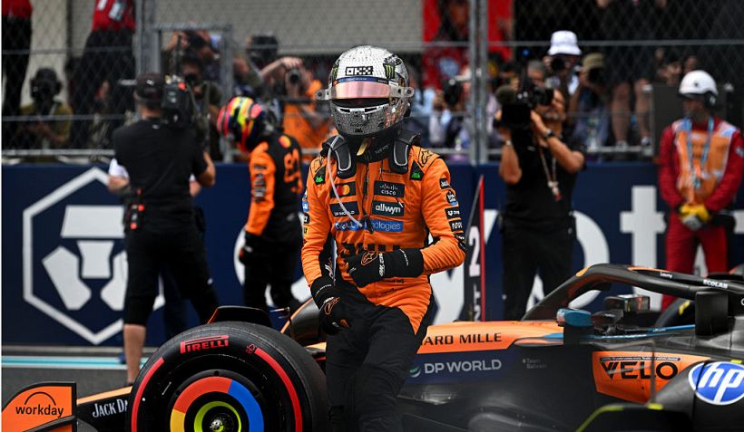 Sprint Miami pazza: vince Norris in Safety Car su Piastri, Hamilton a podio col jolly. Antonelli sfortunato, Leclerc out