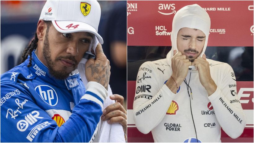 F1 Gp Miami, Leclerc incredulo in radio: "Mio Dio che sta succedendo". Hamilton silenzioso e rassegnato