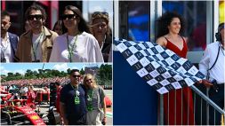 F1, Imola vip: da Valentino Rossi e Francesca a Ronaldo ma è Brignone a sventolare la bandiera a scacchi