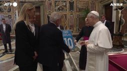 Il Napoli ricevuto in Vaticano da Papa Leone XIV