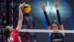VNL: Antropova e Degradi non fanno rimpiangere Egonu, l'Italia supera in rimonta la Germania