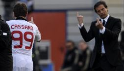 Cassano: Allegri non mi risponde più ma il suo calcio mi fa schifo eppure il Milan c'è cascato, Inzaghi ha distrutto l'Inter