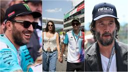 Mugello, quanti vip: Francesca Sofia Novello ruba la scena a Valentino Rossi, Keanu Reeves, Cremonini e Cannavaro