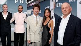 Hamilton, Leclerc, Vasseur e mezza F1 presenti alla prima del film con Brad Pitt a New York: Verstappen assente